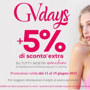 Scopri la nostra Super Promo GVdays! – promo terminata