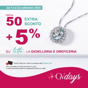 Scopri la nostra Super promo GVdays!